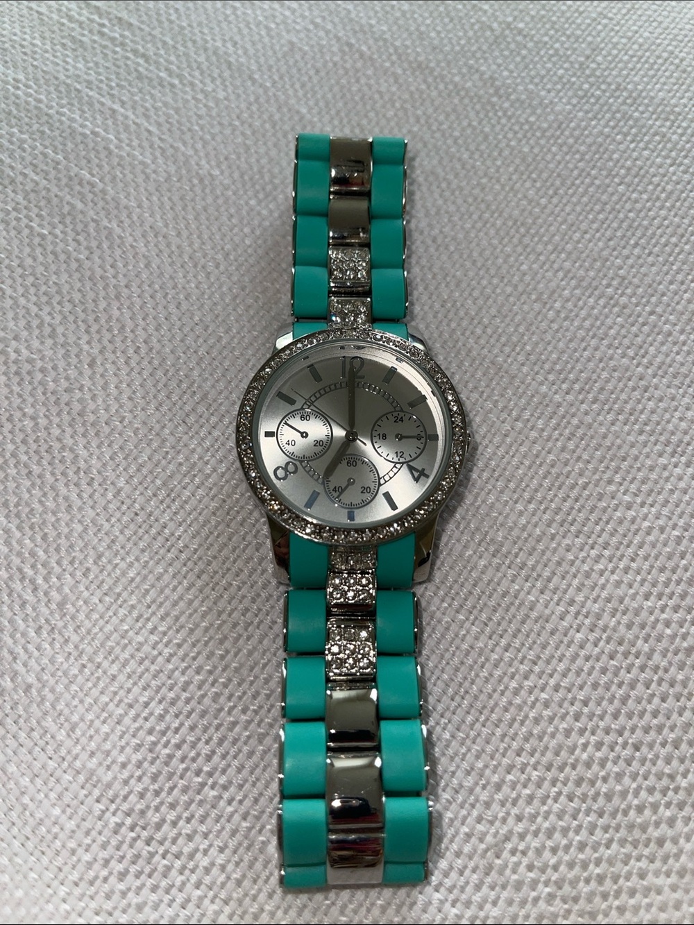 Turquoise Crystal Watch - Picture 2 of 5